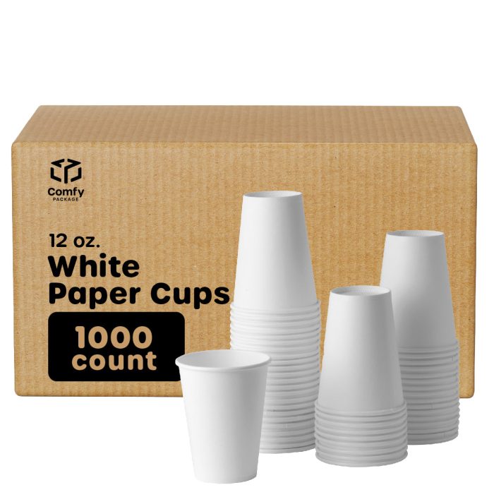 12ozWhitePaperCups 1000