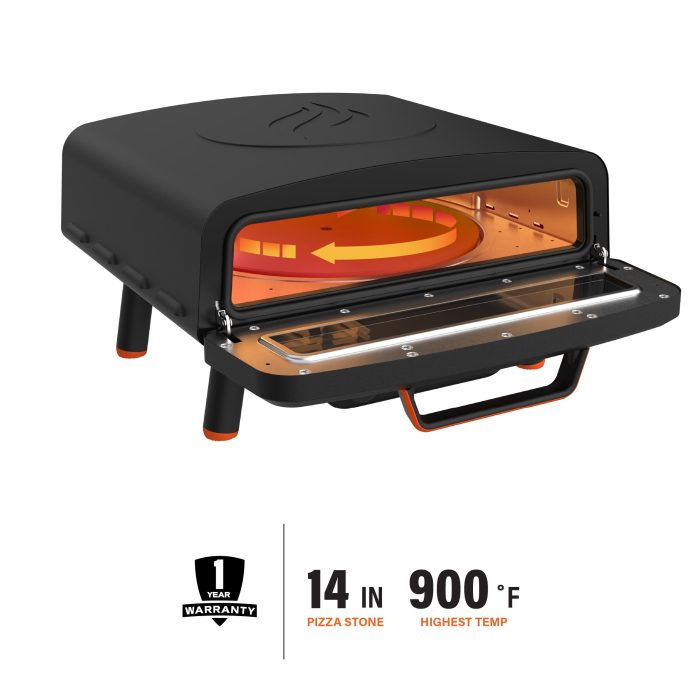 3 8027 ElectricTabletopPizzaOven14inStone HeatZone Sequence WM