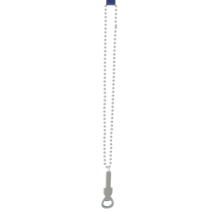 54651 w white oktoberfest party beads with bottle opener