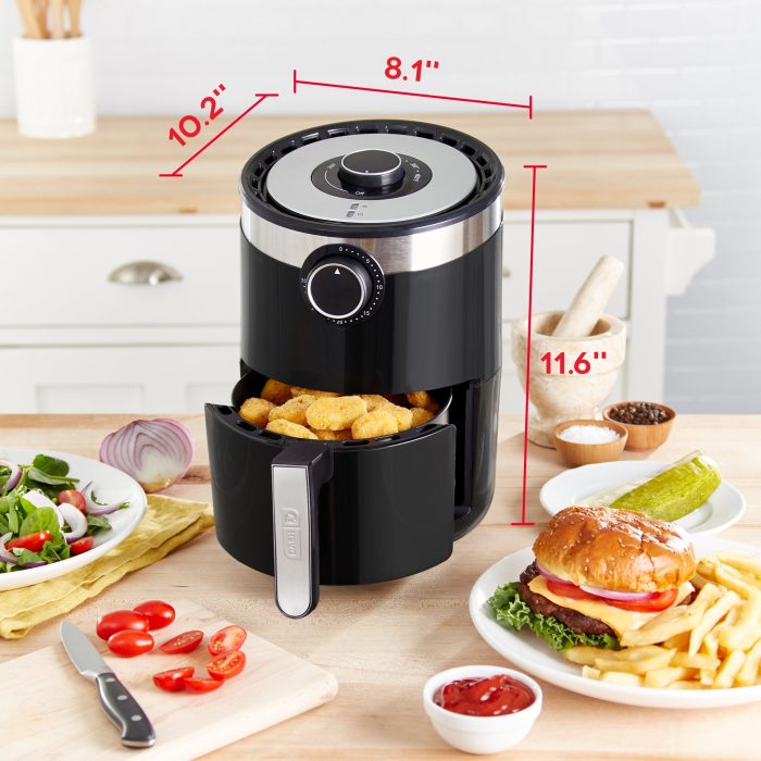 DMAF250BK AirCrisp 2QT Analog IO 2