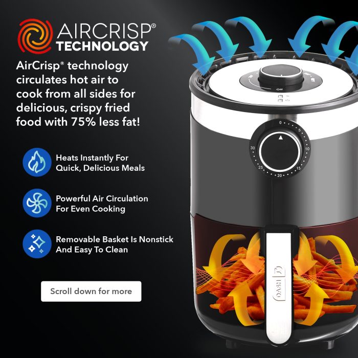DMAF250RD AirCrisp 2QT Analog IO 4