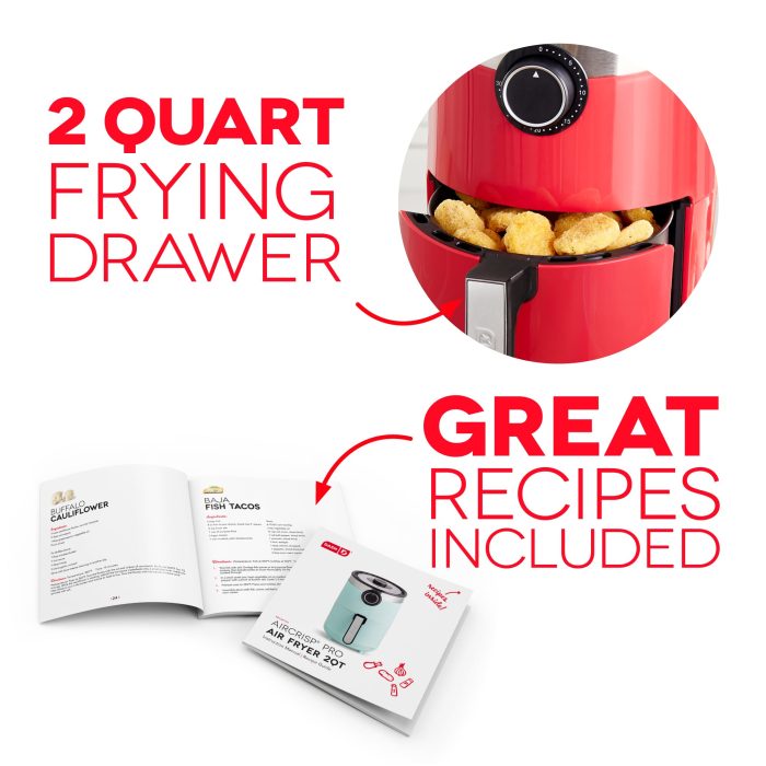 DMAF250RD AirCrisp 2QT Analog IO 6