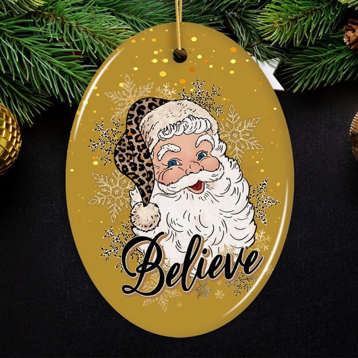 FORPRODUCTVintageBelieveSantaChristmasOrnamentMockupGroup 08 1 christmas conceptual background with baubles fir branches dark top view