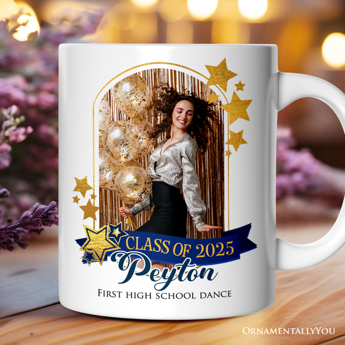 For Product 01 Graduation Photo Upload Personalized Mug Prom Party Custom Gift with Name Mug Mockup 04