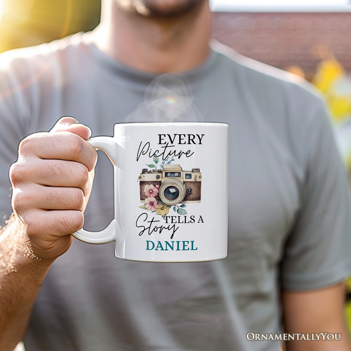 For Product 02 Vintage Photography Personalized Mug Custom Gift with Name for Photographers 3D Realistic Mockups Mug 41