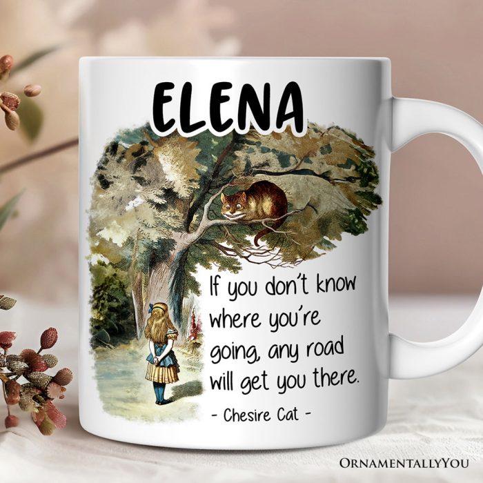 ForProduct 01GettingLostCheshireCatQuotePersonalizedMug VintageAlice sAdventuresinWonderlandMugMockup 04