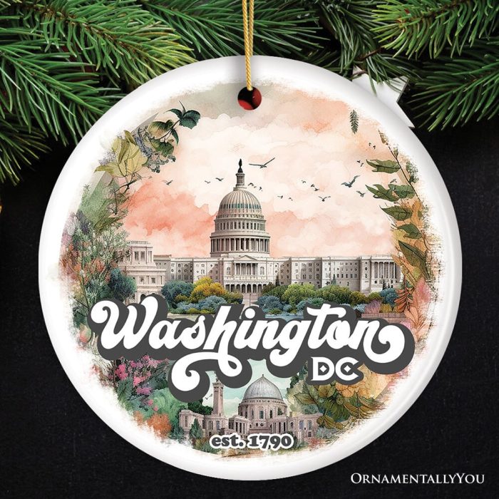 ForProduct 01WashingtonDCVintageCapitolBuildingOrnament UnitedStatesCapitalGiftSouvenirMockupGroup 08