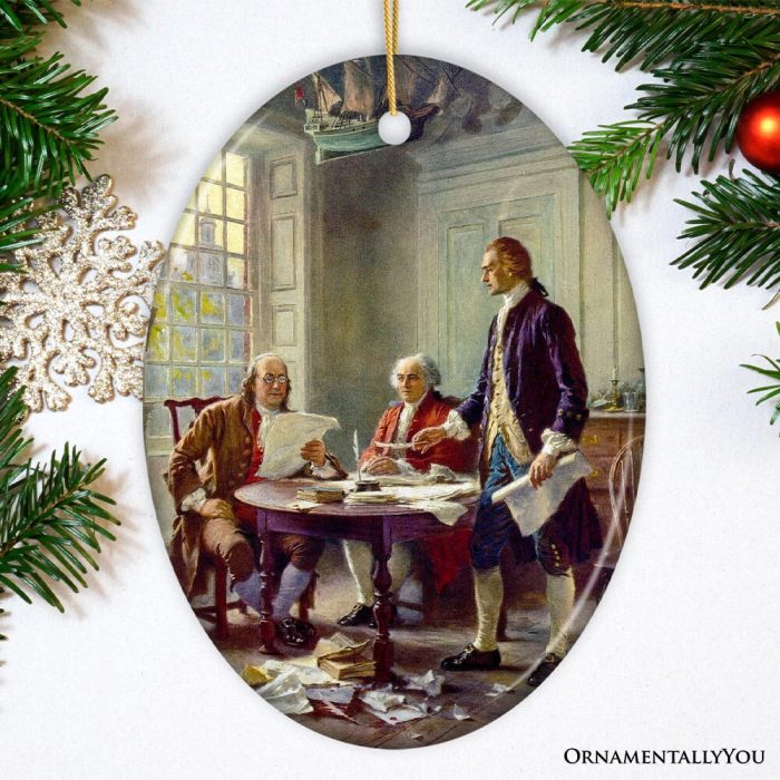 ForProduct 01WritingoftheDeclarationofIndependencePaintingOrnament VintageAmericanHistoryMockupGroup 01