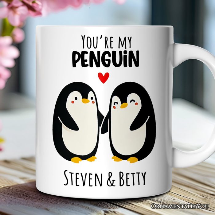 ForProduct 01You remyPenguinPersonalizedMugforCouple MateforLifeAdorablePenguinLoverGiftWithCustomNames