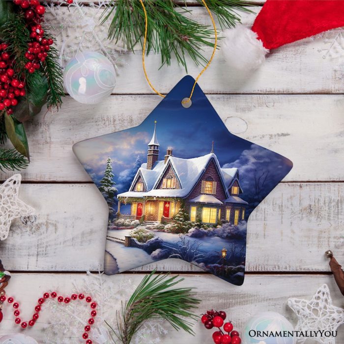 ForProduct 02GlowingWinterNightPaintingCeramicOrnament WarmandInvitingChristmasTreeDecor13DRealisticMockup 08