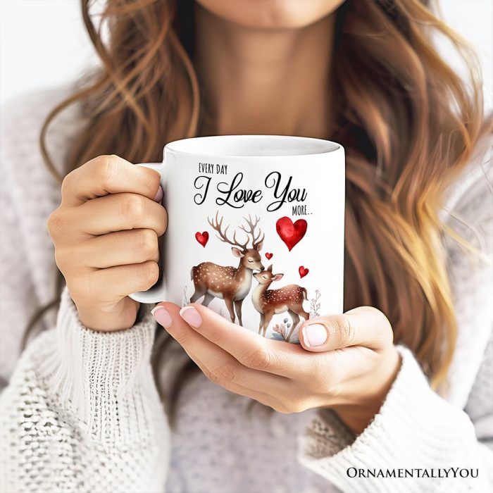 ForProduct 02ValentineDeerAnniversaryPersonalizedMugforCouple TogetherKeepsakeRomanticGift3DRealisticMockupsMug 36