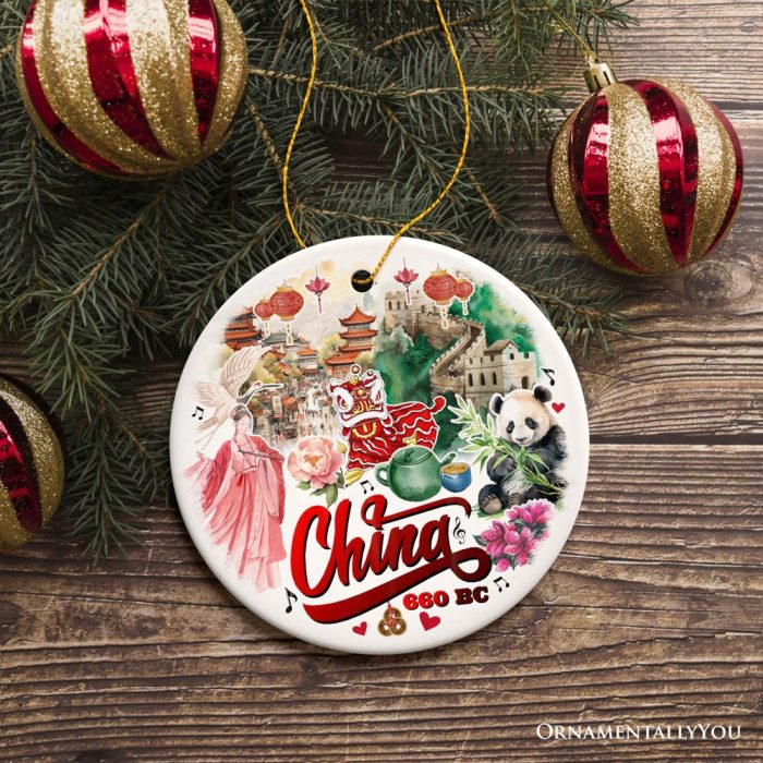 ForProduct 02VintageArtisticChinaOrnament ChineseHeritageGiftandKeepsake3DRealisticMockup 02