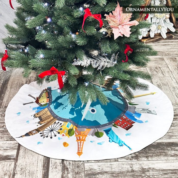 ForProduct 02WorldLandmarkChristmasTreeSkirt