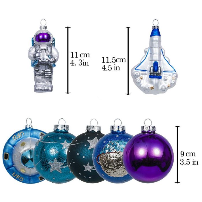 ForProduct 03GalacticSpaceThemeGlassOrnamentBundle PurpleStarPatt