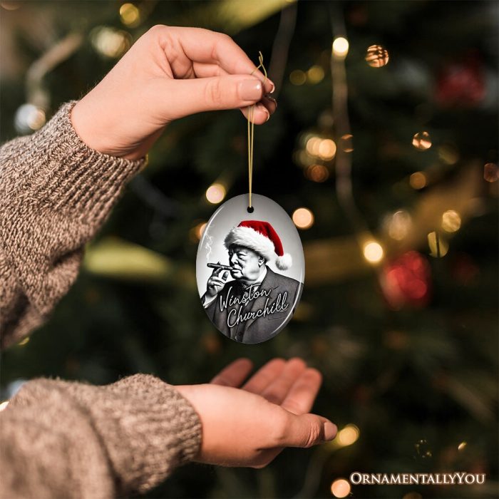 ForProduct 03VintageWinstonChurchillChristmasOrnament UKPrimeMinisterandBritishPolitician3DHumanMockup 12