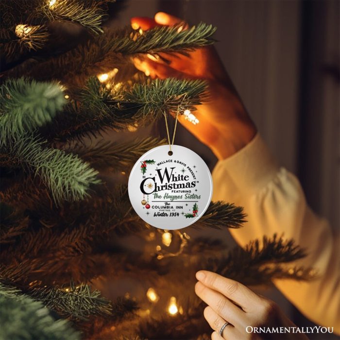 ForProduct 03WhiteChristmasOrnament Retro1954HolidayInnMovieGiftandTreeDecor3DHumanMockup45