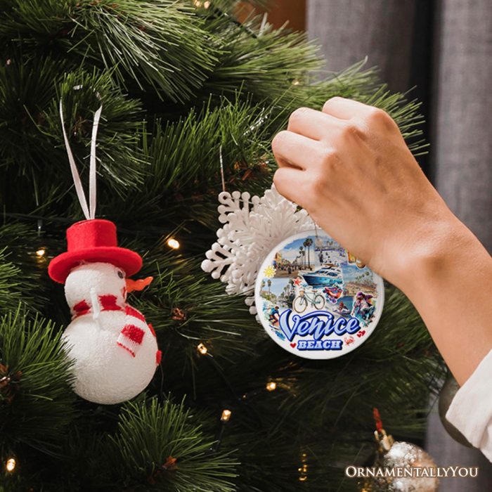 ForProduct 05VibrantVeniceBeachOrnament CalifornianCoastalUrbanChristmasGiftandKeepsake3DHumanMockup 04 01