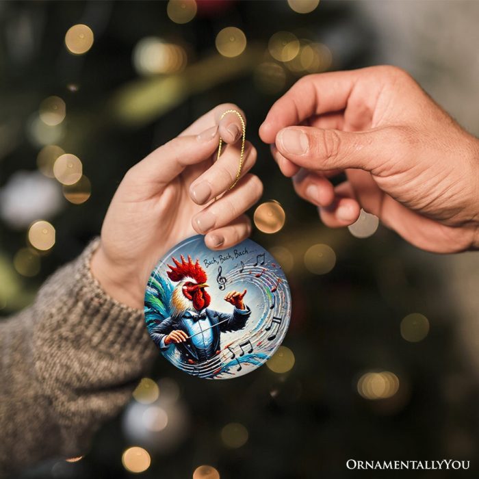 ForProduct 06BachBachBachChickenConductorOrnament PlayfulMusicalChristmasDecor23DHumanMockup01