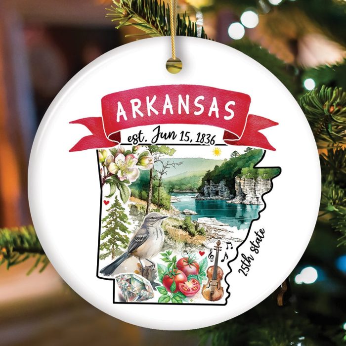 ForProductArtisticArkansasStateThemesandLandmarksChristmasOrnament