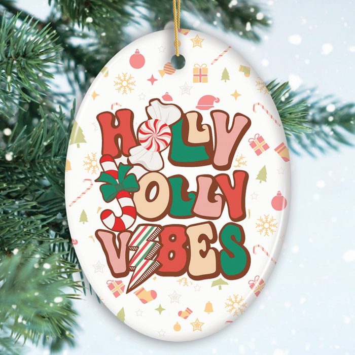 ForProductRetroHollyJollyVibesThrowbackChristmasOrnament
