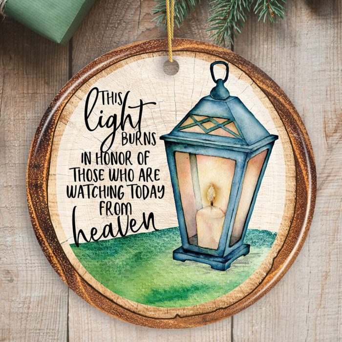 ForProductVintageLanternMemorialHeavenQuoteChristmasOrnament ThisLightBurnsinHonor