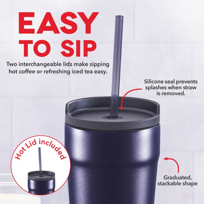 Insulated Tumbler Single IO Blue 2