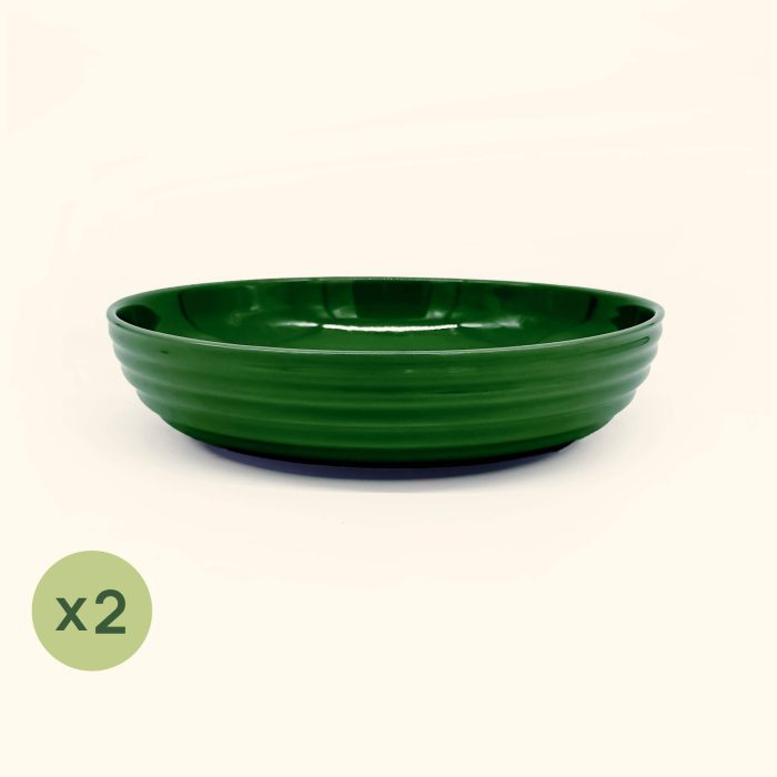 Vego Salad Serving Bowl British Green 2 Pack