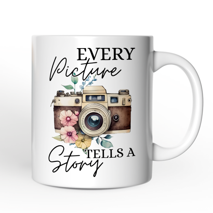 WBM 03 Vintage Photography Personalized Mug Custom Gift with Name for Photographers