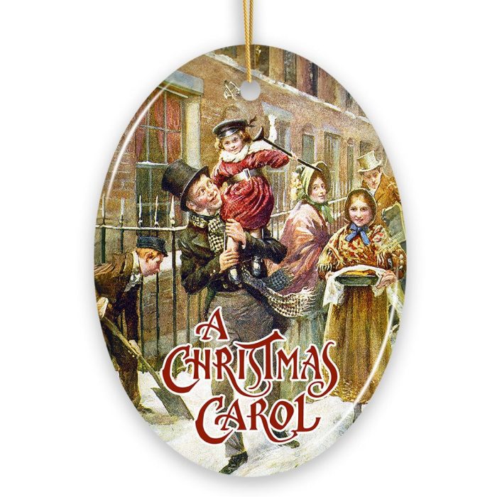 WBM Vintage Bob Cratchit and Tiny Tim Ornament A Christmas Carol Gift and Tree Decor
