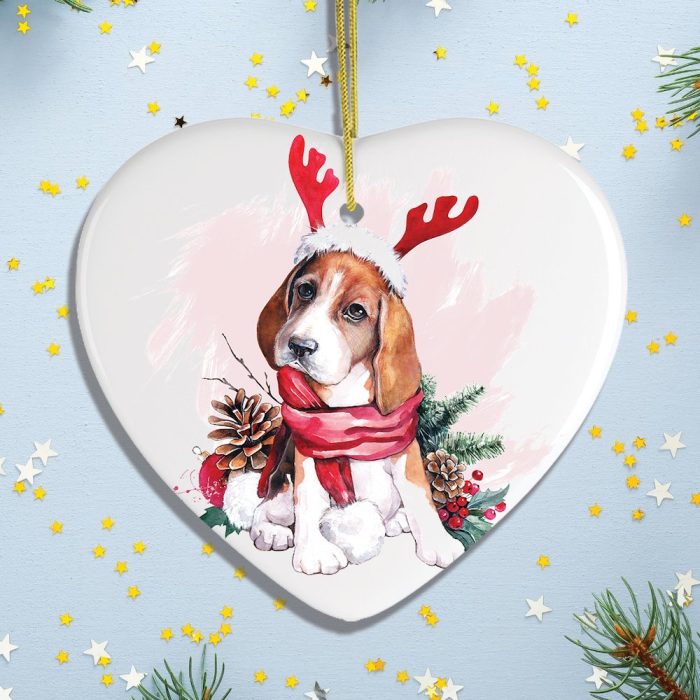 WatercolorBeagleChristmasOrnamentLightBlueWallChristmasOrnamentMockupcopy