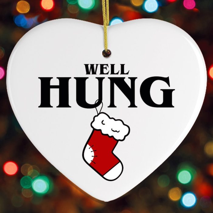 WellHungFunnyChristmasOrnamentMultipleChristmasLightsBackgroundOrnamentMockup