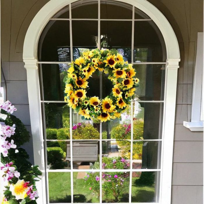 fforproductSunflowerWreathforFrontDoororHome 20Inches2
