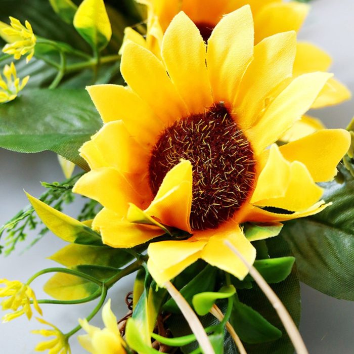 fforproductSunflowerWreathforFrontDoororHome 20Inches5