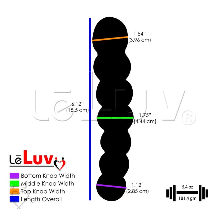leluv 5 pack holiday gift set bundle pretty pink dildo plug glass 400007 001 dimensions