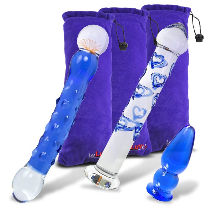 leluv bundle sexy gift set valentine dildo plug blue with bag 00ae04d6 8539 4d6a 8b55 d50dbe639124