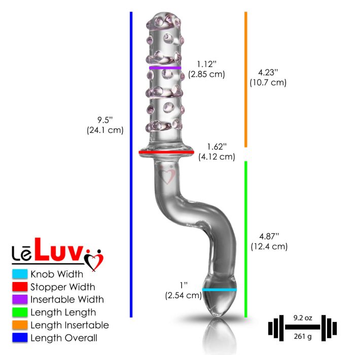 leluv glass crank juicer pyrex nubby pearls anal dimensions