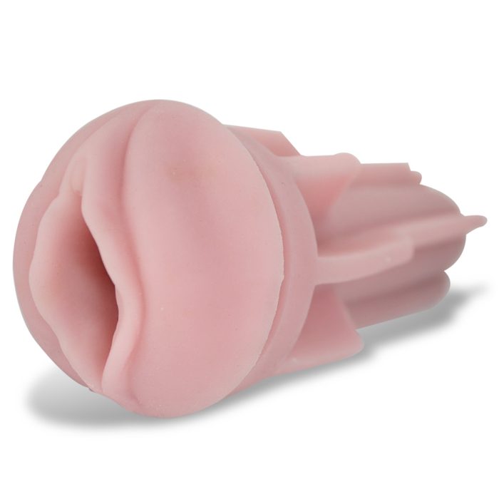 leluv handheld male masturbator flesh insert laying 5b68222a e0c9 4dea 8f78 79026a3f739a