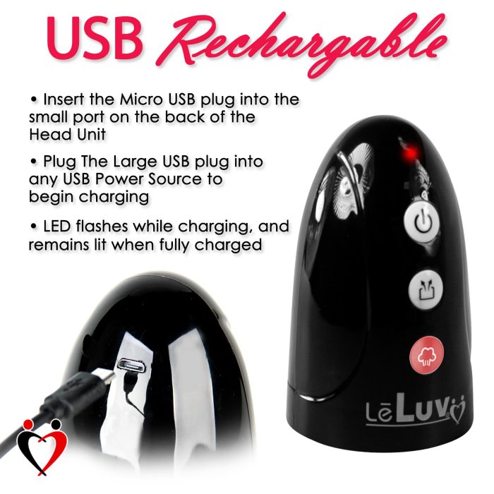 leluv ipump penis pump auto electric wireless usb rechargable