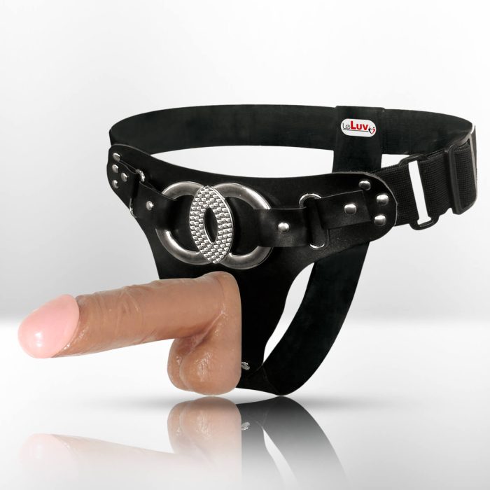 leluv long strong female strap on 7 inch dong