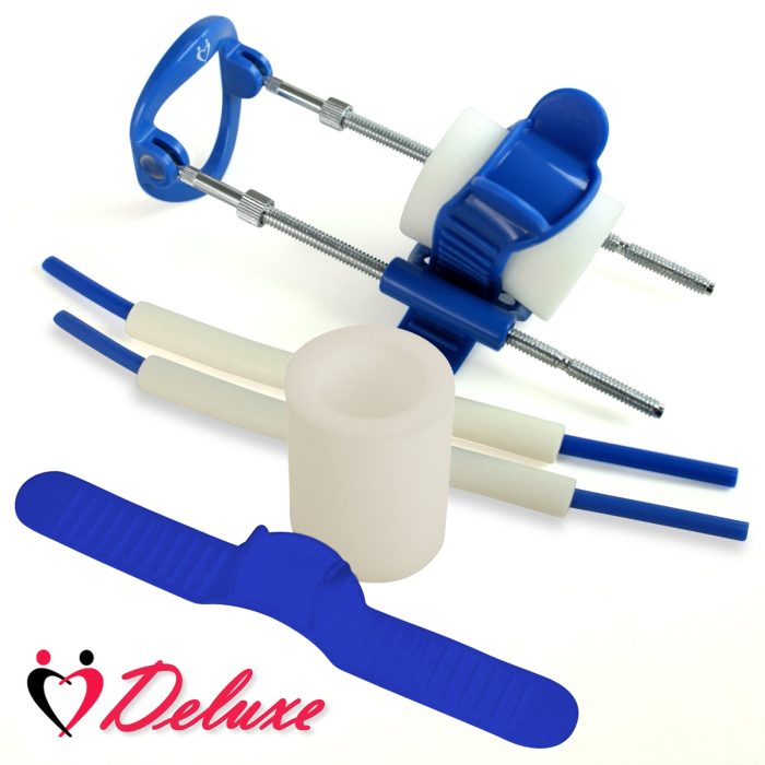 leluv penis extender slider deluxe blue