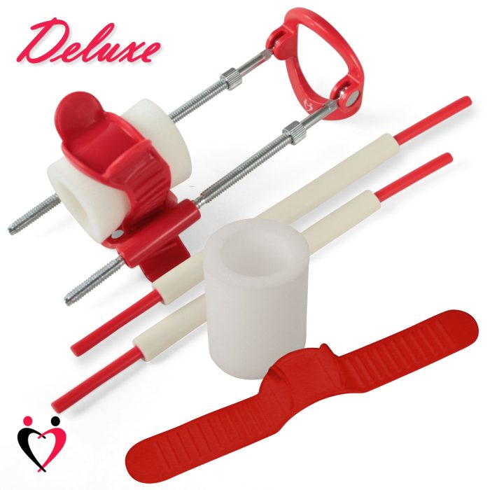 leluv penis extender slider deluxe red