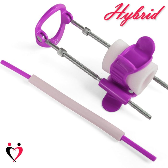 leluv penis extender slider hybrid purple