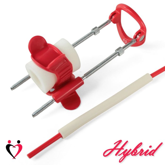 leluv penis extender slider hybrid red