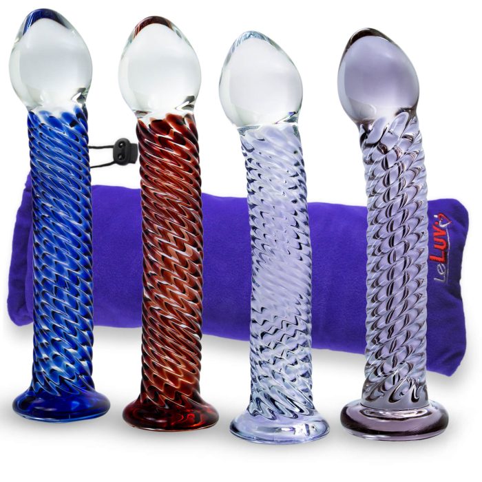 leluv ridged textures pyrex glass simple probe gallery bag