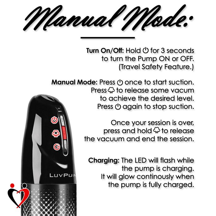 leluv smart automatic penis pump controls