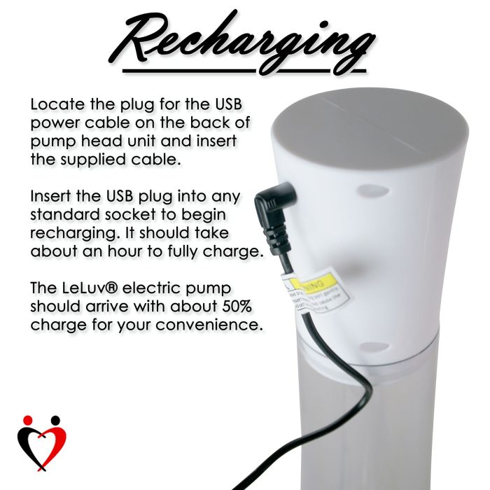 leluv smart automatic penis pump recharge text 1