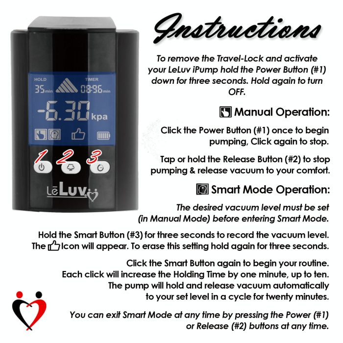 leluv smart ipump lcd display rechargable vacuum penis pumps instructions 815d900c 02a2 4f25 a48a 5b146f2d799e