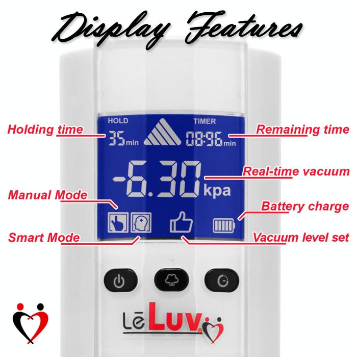 leluv smart ipump lcd display rechargable vacuum penis pumps lcd text 4a80f8e8 1b09 42c2 b3e0 ab0a7e3f6b79