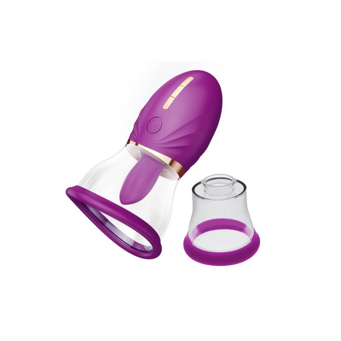magic toungue vibrating suction cups purple