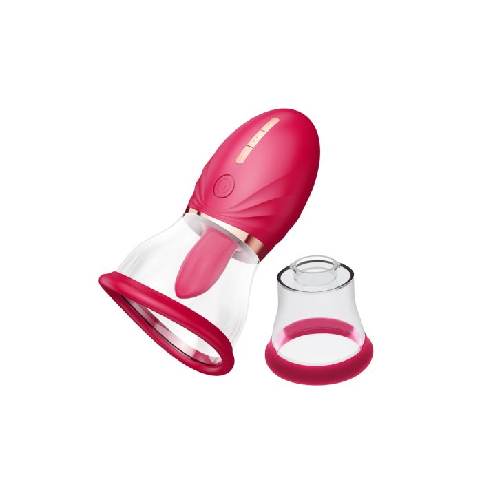 magic toungue vibrating suction cups red